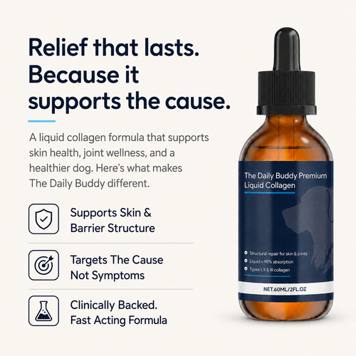 The Daily Buddy Premium Liquid Collagen for Dogs