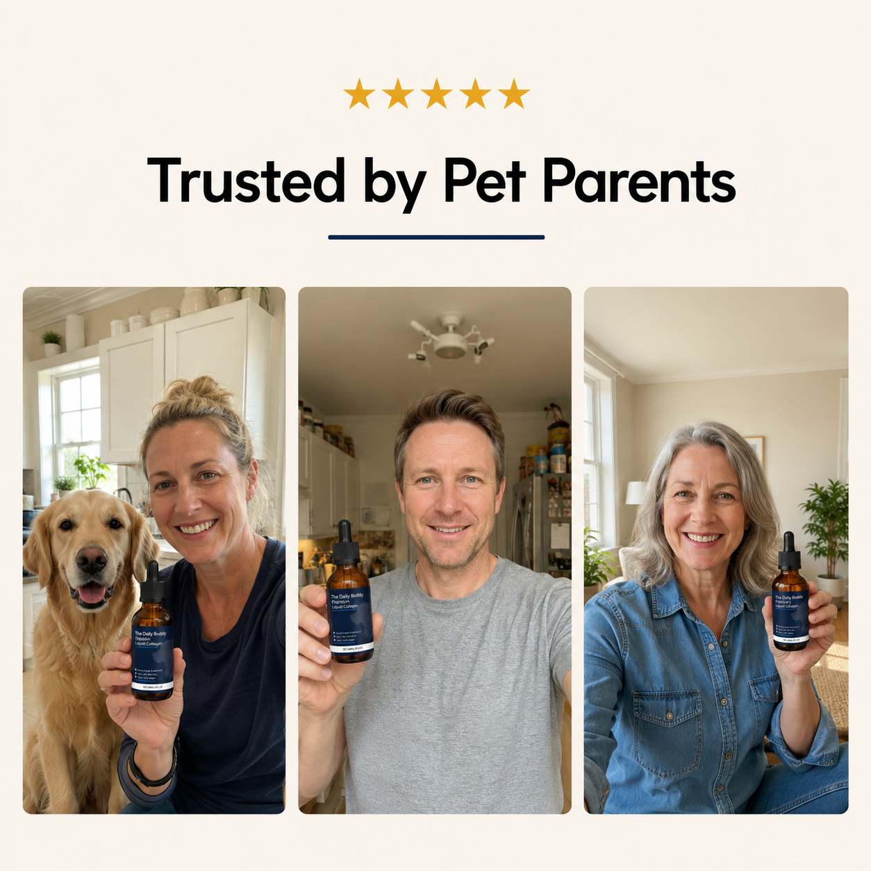 The Daily Buddy Premium Liquid Collagen for Dogs